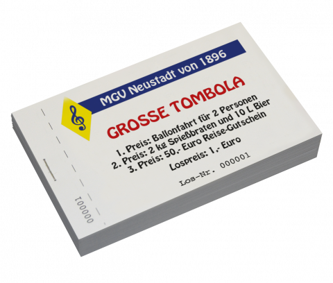 Lose mit eigenem Aufdruck online drucken lassen